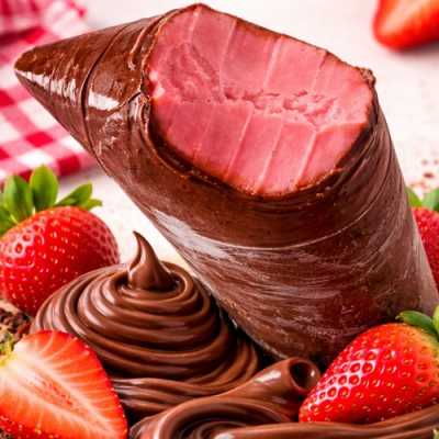Morango com Nutella