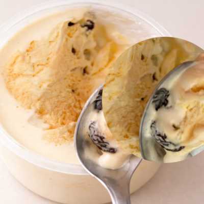 Gelato Creme com passas